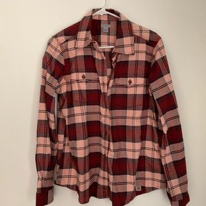 NWOT Carhartt pink flannel